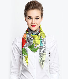 Printing - Pure Silk Printed Scarf