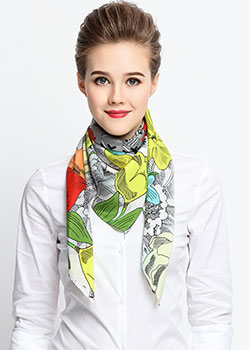 Printing - Pure Silk Printed Scarf