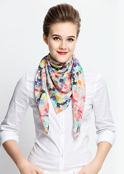 Printing - Pure Silk Printed Scarf