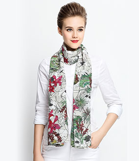 Printing - Pure Silk Printed Scarf