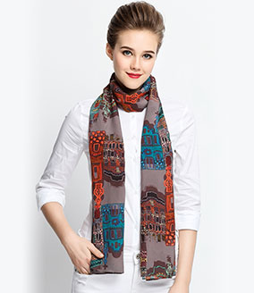 Printing - Pure Silk Printed Scarf