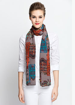 Printing - Pure Silk Printed Scarf