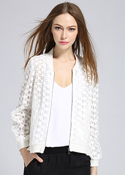 Coats - Cotton lace jacket