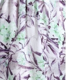 Floral printed organza dress