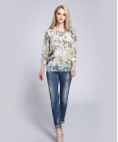 Silk printed top