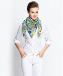 Pure Silk Printed Scarf