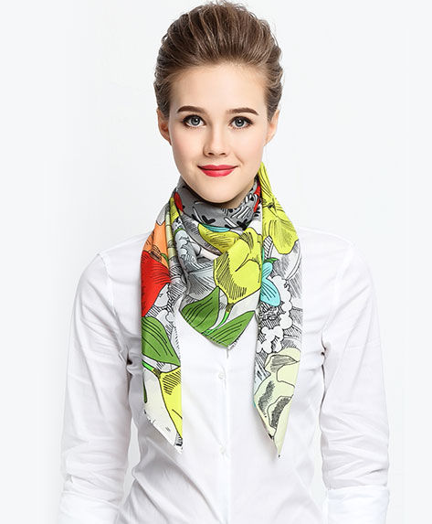 Printing - Pure Silk Printed Scarf