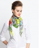 Pure Silk Printed Scarf