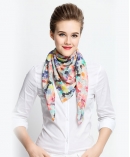 Pure Silk Printed Scarf