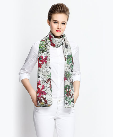 Printing - Pure Silk Printed Scarf