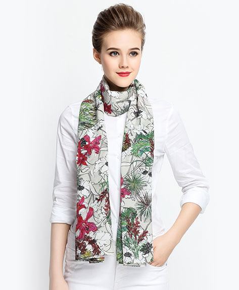 Printing - Pure Silk Printed Scarf