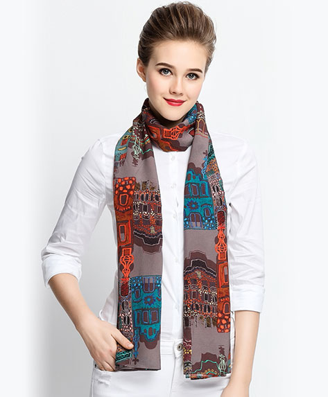 Printing - Pure Silk Printed Scarf