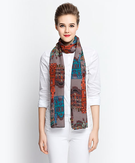 Printing - Pure Silk Printed Scarf