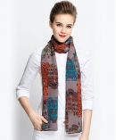 Pure Silk Printed Scarf