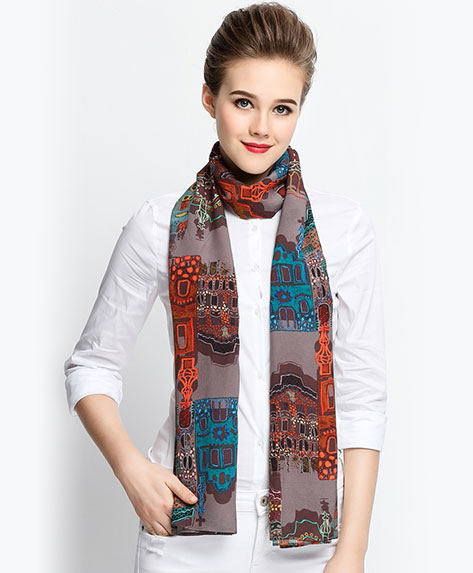 Printing - Pure Silk Printed Scarf