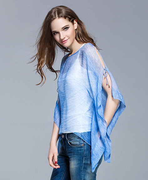 Tops - Crepe silk kaftan