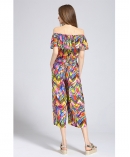 Printed Silk crepe de chine Jumpsuit