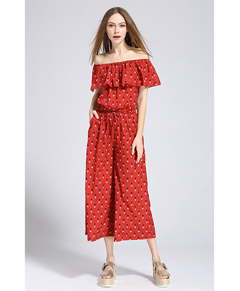 Dress - Printed Jumpsuit