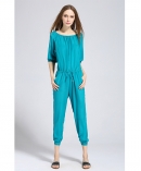 Silk crepe de chine jumpsuit