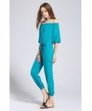 Silk crepe de chine jumpsuit