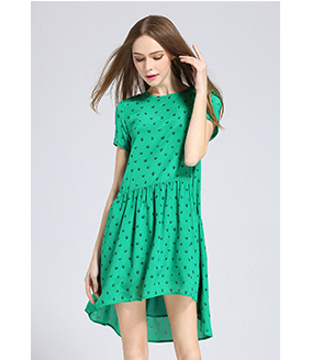 Dress - Printed loose fit dress