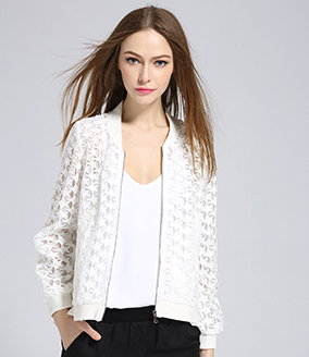 Coats - Cotton lace jacket