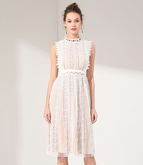 Cocktail dress -  lace cocktail dress