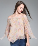 Printed Silk Top