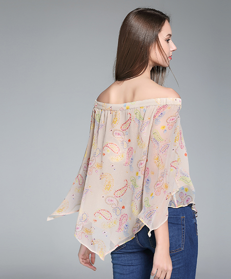 Tops - Printed Silk Top