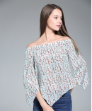 Printed Silk Top