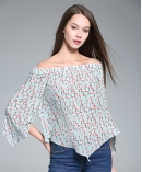 Printed Silk Top