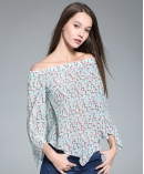 Printed Silk Top