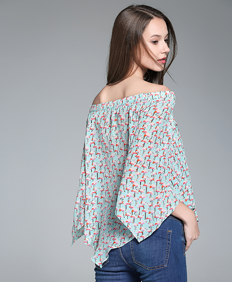 Tops - Printed Silk Top