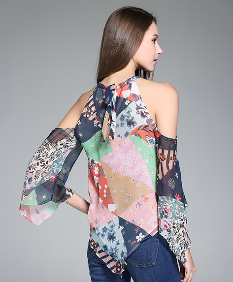 Tops - Printed Silk Top